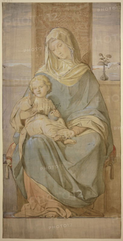 Madonna, c1830-1880. Creator: Eduard von Steinle.