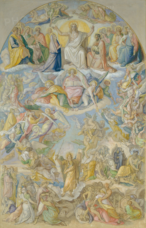 Last Judgement, c1840. Creator: Peter von Cornelius.