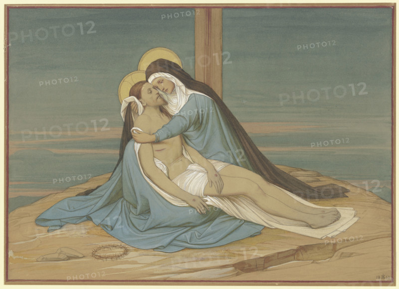 Pietà, 1865. Creator: Eduard von Steinle.