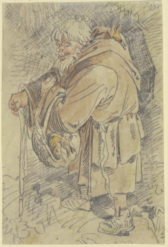 A monk, c1852-1900. Creator: Wilhelm Busch.