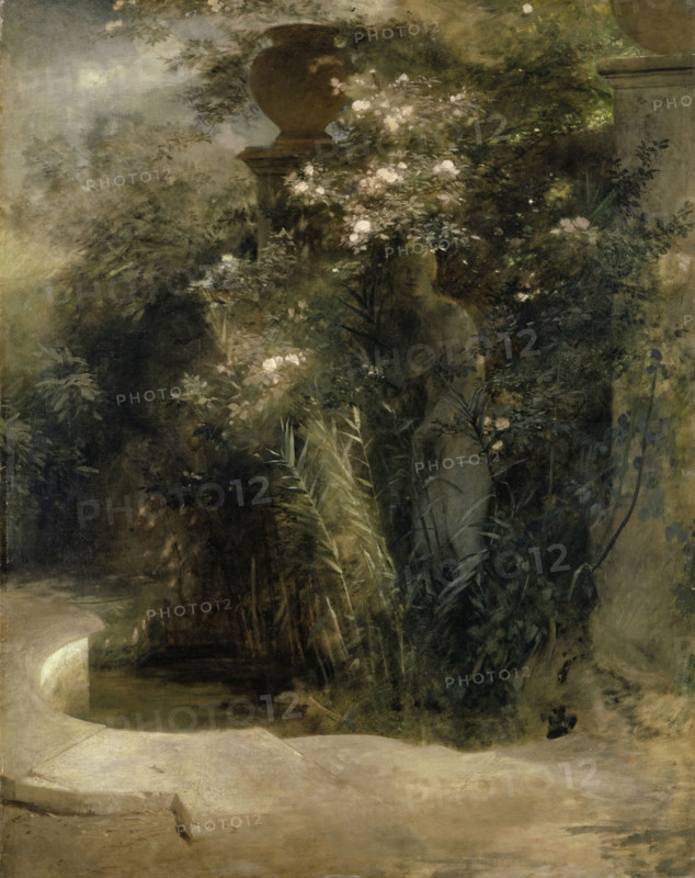 Venus Abandoned, 1850. Creator: Arnold Bocklin.