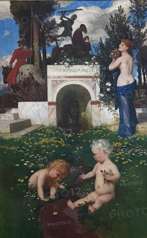 Vita somnium breve, (Life, a Short Dream), 1888. Creator: Arnold Bocklin.