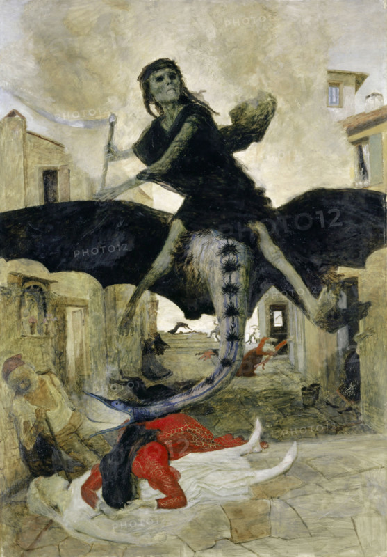 The Plague, 1898. Creator: Arnold Bocklin.