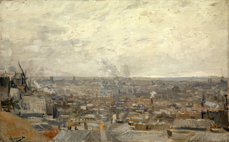 View of Paris from Montmartre, 1886. Creator: Vincent van Gogh.