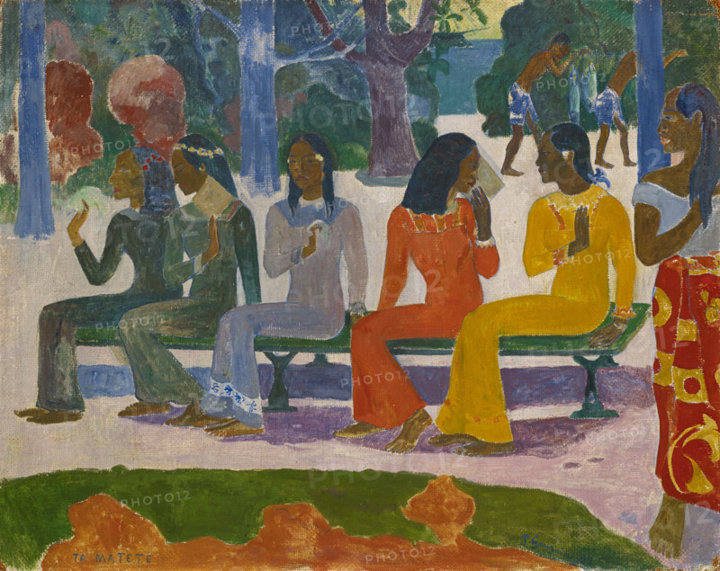 We Shall Not Go to the Market Today, 1892. Creator: Paul Gauguin.