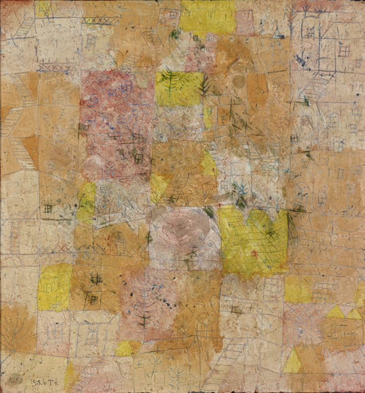 Suburban Idyll, 1926. Creator: Paul Klee.