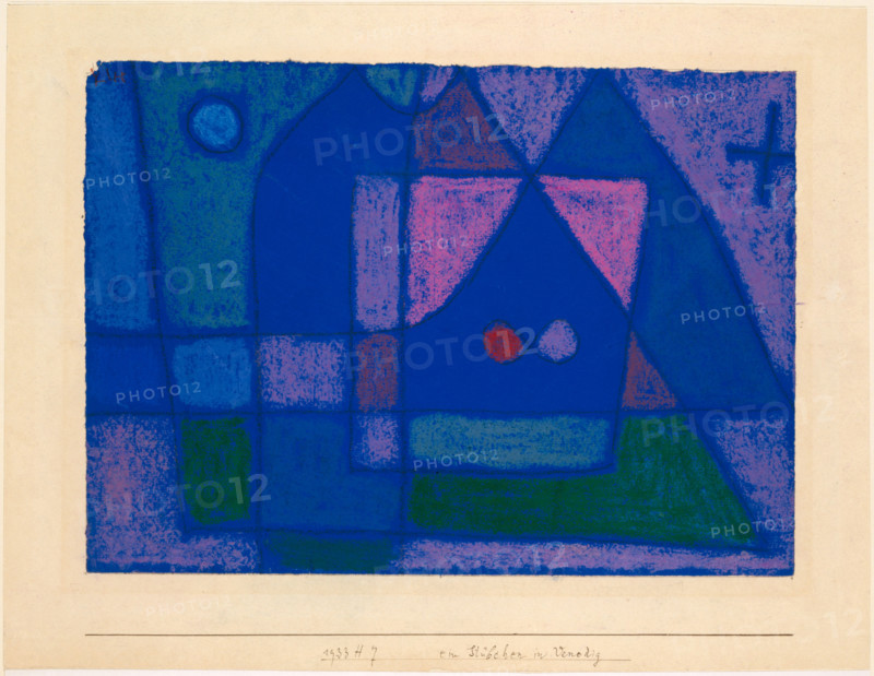 A small room in Venice, 1933. Creator: Paul Klee.