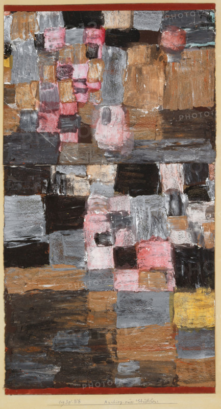 Ascent of a Little Town, 1930. Creator: Paul Klee.