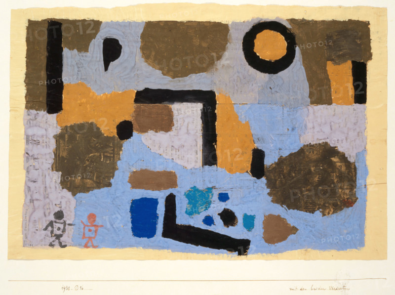 With the two lost ones, 1938. Creator: Paul Klee.