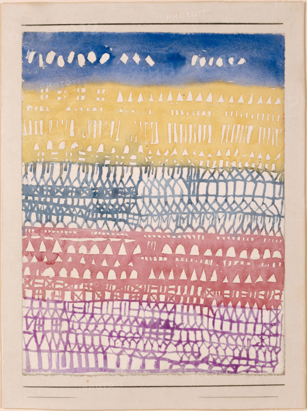 Old Town, (Overview), 1928. Creator: Paul Klee.