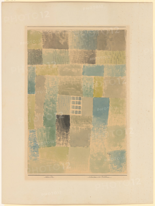 First House of a Settlement, 1926. Creator: Paul Klee.