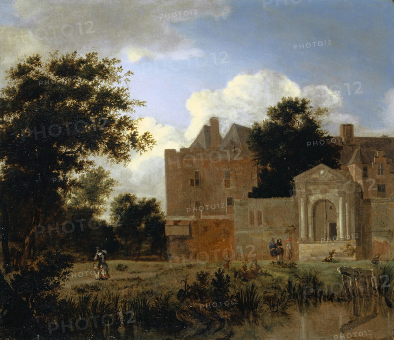 Castle Nijenrode, 1665. Creator: Jan van der Heyden.
