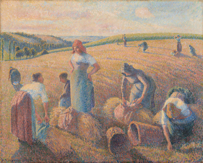 The Gleaners, 1889. Creator: Camille Pissarro.