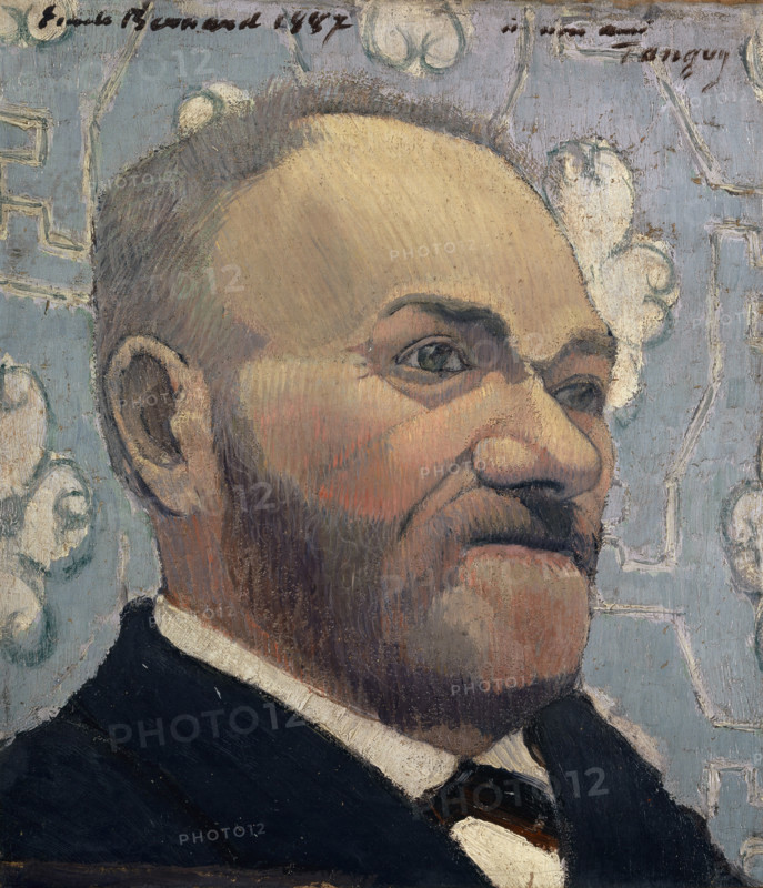 Portrait of Father Tanguy, 1887. Creator: Emile Bernard.