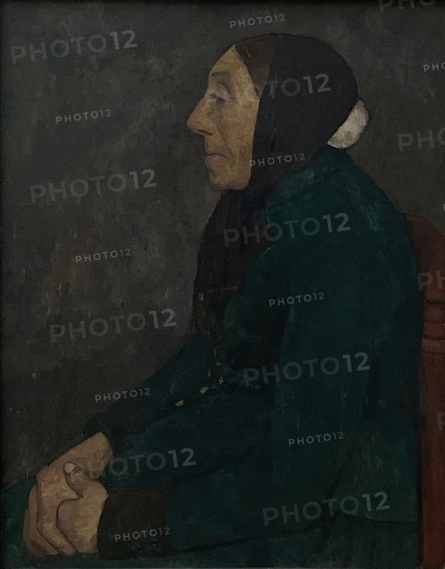 Sitting old Peasant woman, 1903. Creator: Paula Modersohn-Becker.
