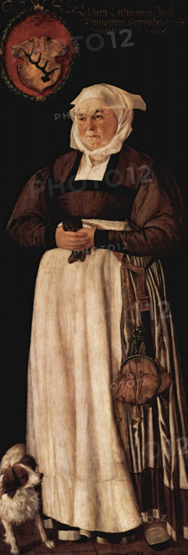 Portrait of Elsbeth Lochmann, wife of Jacob Schwytzer, 1564. Creator: Tobias Stimmer.