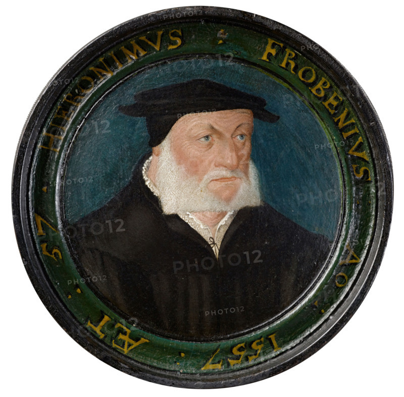 Capsule Portrait of Hieronymus Froben, 1557. Creator: Unknown.
