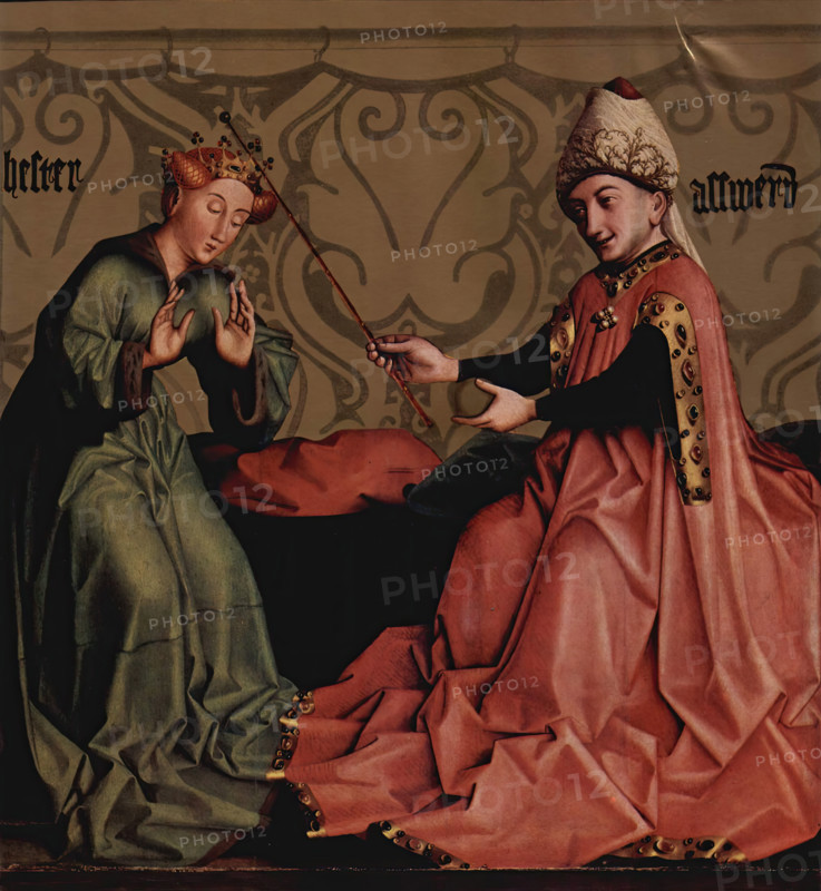 Esther before Ahasuerus, 1435. Creator: Konrad Witz.