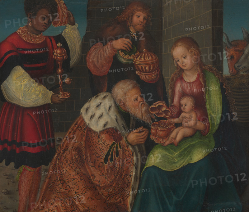 The Adoration of the Magi, 1520. Creator: Workshop of Lucas Cranach the Elder.