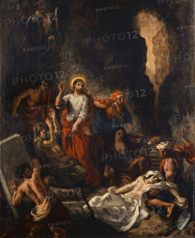 The Resurrection of Lazarus, 1850. Creator: Eugene Delacroix.