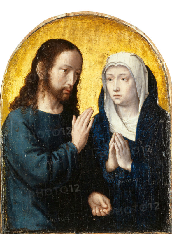 Christ bidding farewell to the Virgin, 1492. Creator: Gerard David.