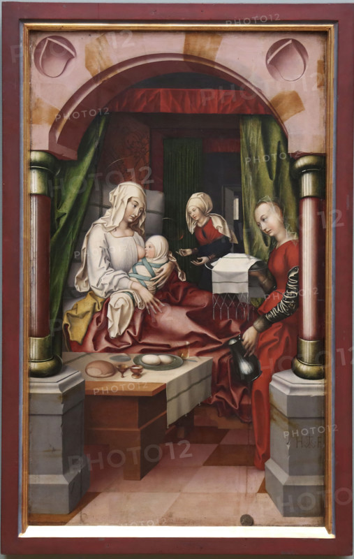 Birth of the Virgin, 1512. Creator: Hans Fries.