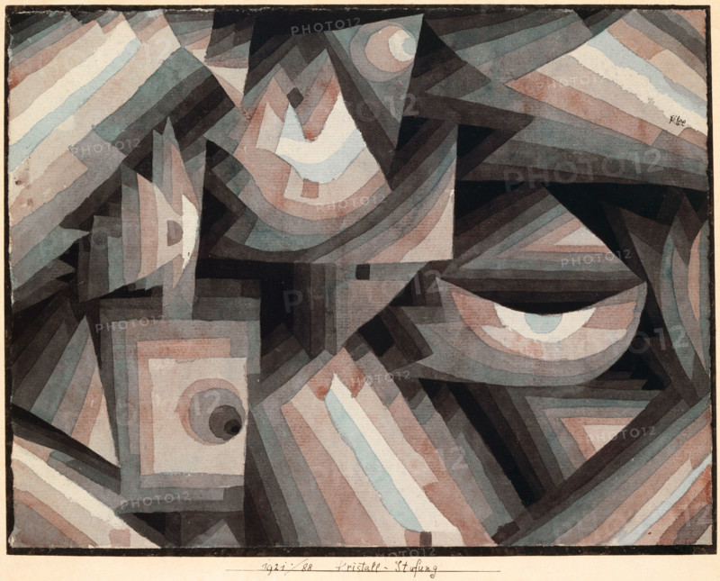 Crystal Gradation, 1921. Creator: Paul Klee.