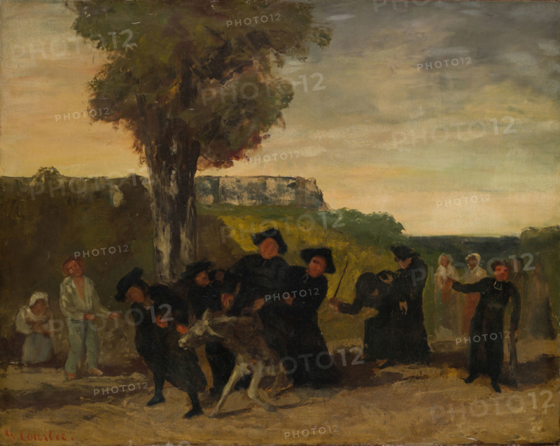 The Return from the Meeting, 1863. Creator: Gustave Courbet.