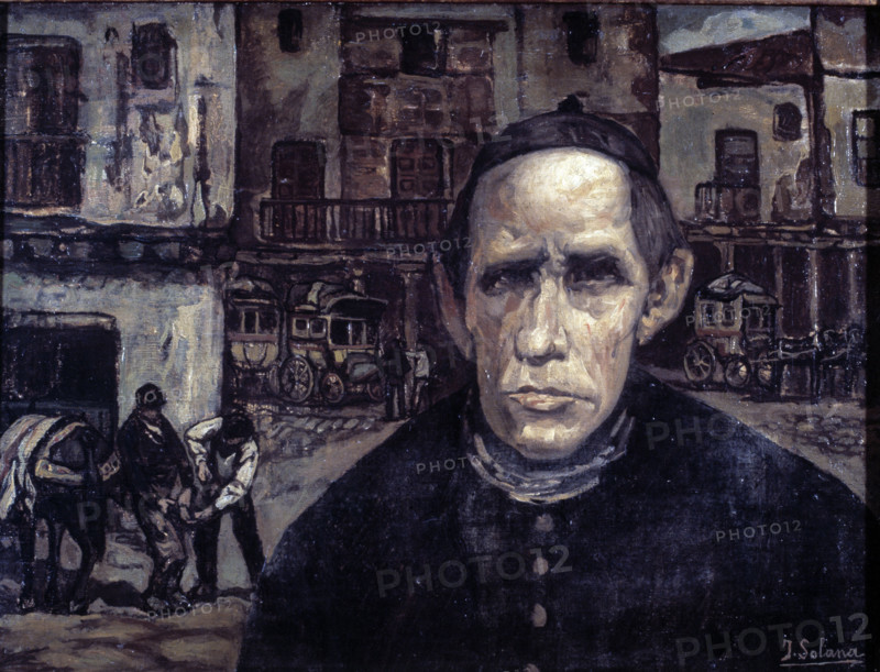 'The village priest', 1923. Creator: José Gutiérrez Solana.