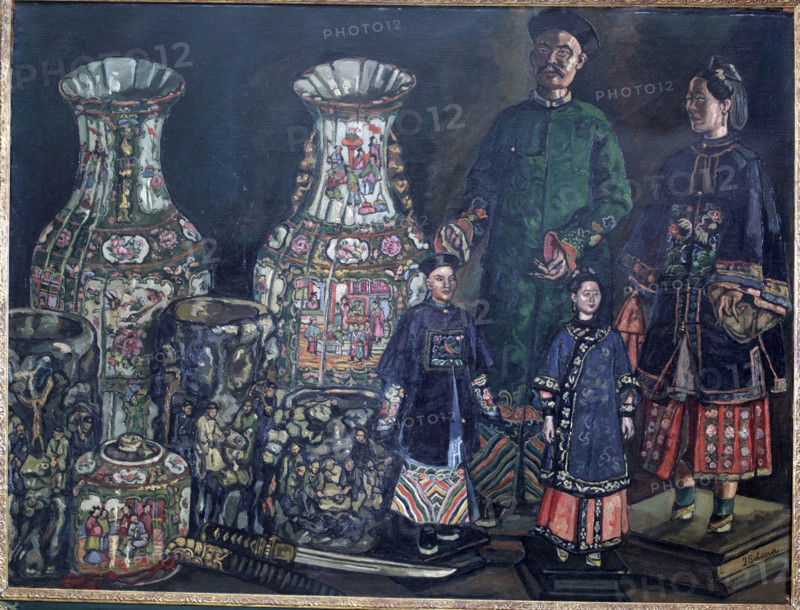 'Chinese and vases', 1927. Creator: José Gutiérrez Solana.
