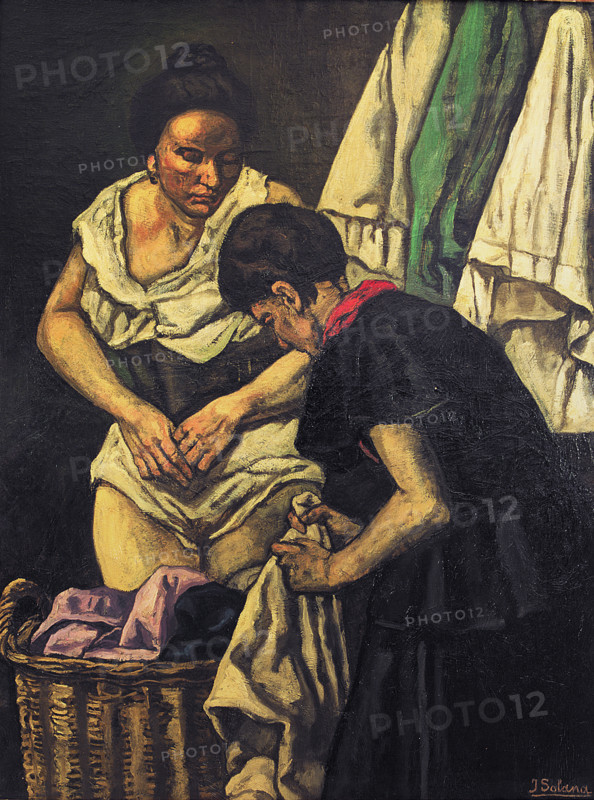 'Las Lavanderas', 1931. Creator: José Gutiérrez Solana.