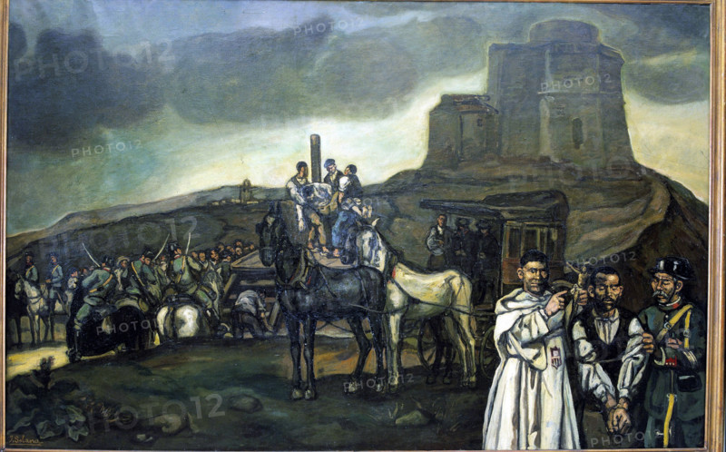 'Garrote vil', 1931.  Creator: José Gutiérrez Solana.