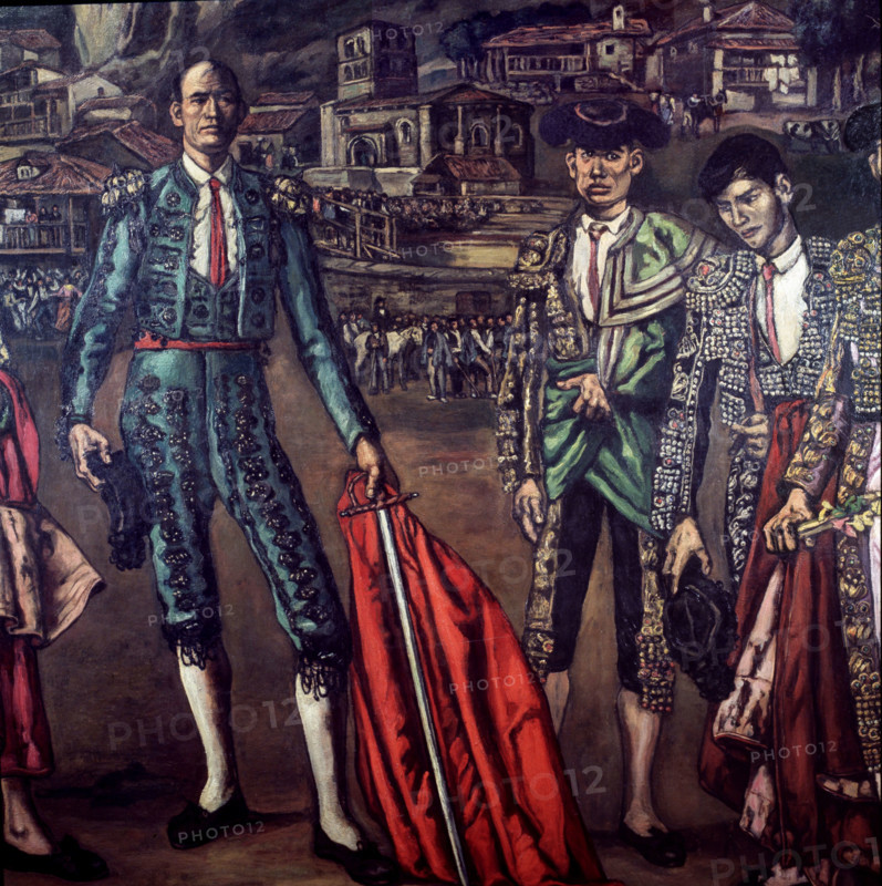 'El Lechuga y su Cuadrilla', c1915-1932.  Creator: José Gutiérrez Solana.