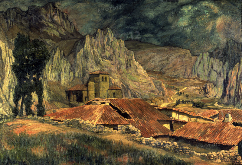 'Pancorbo', 1917. Creator: Ignacio Zuloaga.