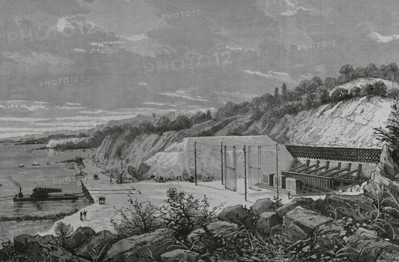 Muggiano Polygon, (La Spezia), Italy, 1883. Creator: Fortune Meaulle.