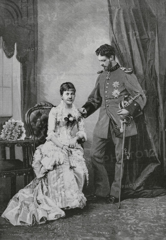 Infanta Maria de la Paz and her future husband, the Prince of Bavaria, 22 February 1883. Creator: Arturo Carretero y Sánchez.