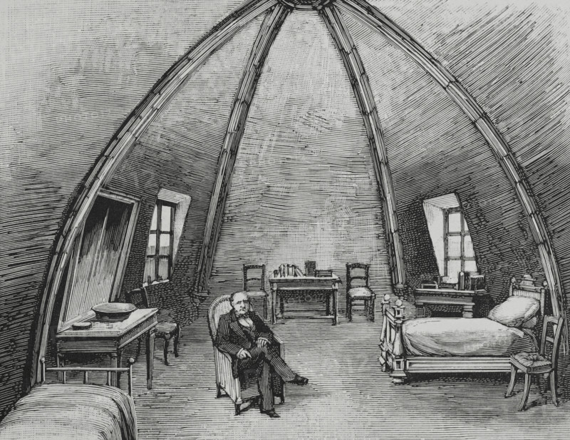 Prison of Prince Napoleon Joseph Charles Bonaparte at the Conciergerie (Paris, France), 1883.  Creator: Unknown.