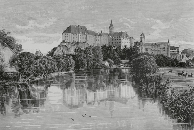 Sigmaringen Castle, Germany, 1883. Creator: Unknown.