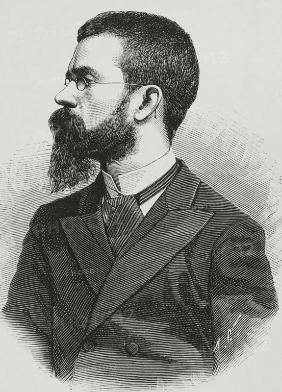 Francisco Tárrega, (1852-1909), Spanish composer and guitarist, 1883. Creator: Unknown.