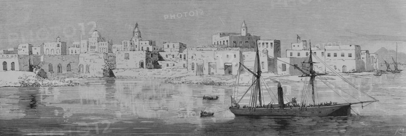 Mahdist War, (1881-1899), Suakin, Sudan, 1883. Creator: Bernardo Rico.