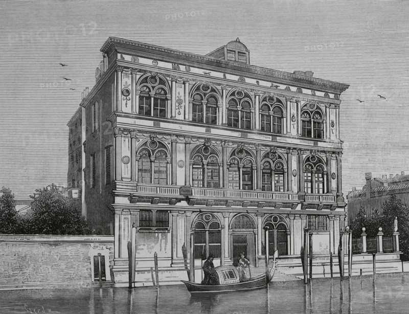 Palazzo Ca' Vendramin Calergi, Venice, Italy, 1883.  Creator: Tomás Carlos Capuz.