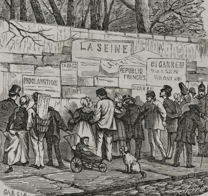 Franco-Prussian War (1870-1871): Siege of Paris (19 September 1870 to 28 January 1871), 1870. Creator: Joaquín Sierra y Ponzano.