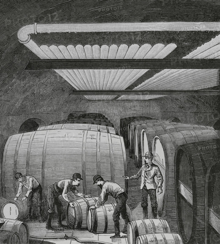 Application of cold to industry - Raoul Pictect system, 1883.  Creator: Unknown.