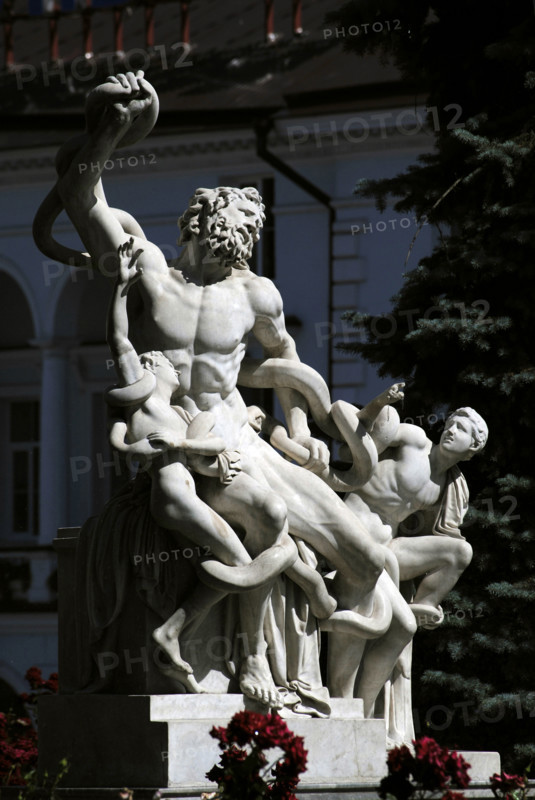 Copy of the famous sculptural group Laocoon and his Sons, Odessa Archaeological Museum, Ukraine,2011 Creator: LTL.