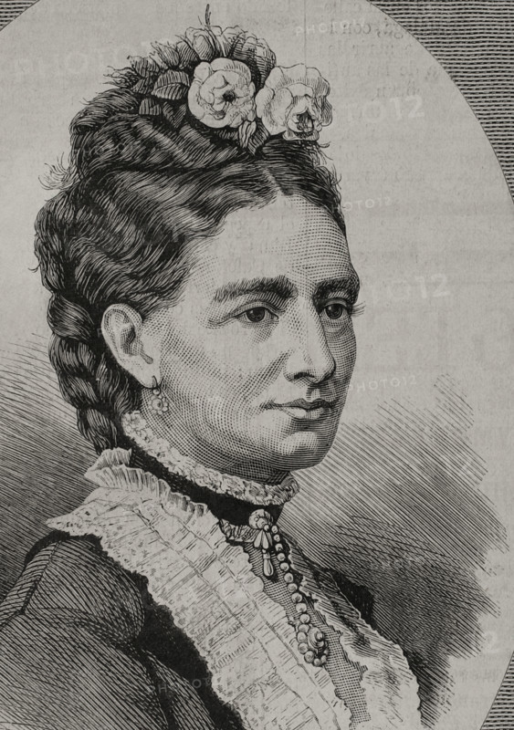 Louise of Hesse-Kassel, (1817-1898), Queen consort of Denmark (1863-1898), 1878.  Creator: Unknown.