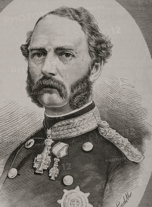 Portrait of Christian IX, (1818-1906), King of Denmark, (1863-1906), 1878. Creator: Félix Badillo.