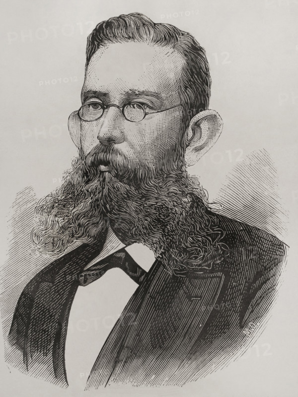 Portrait of Mariano Escobedo, (1826-1902), Mexican Army general and politician, 1878.  Creator: Unknown.