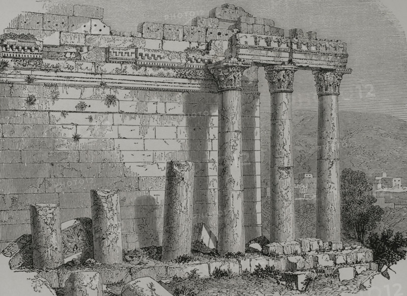 The ruins of Palmyra, Syria, 1856.  Creator: Unknown.