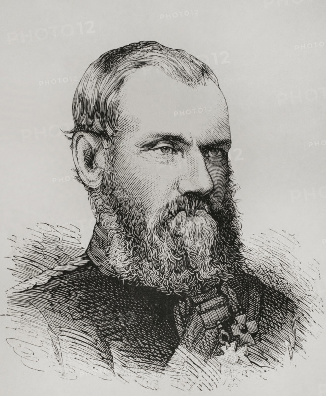 Sam Browne, (Sir Samuel James Browne) (1824-1901), British Indian Army cavalry officer, 1878.  Creator: Unknown.