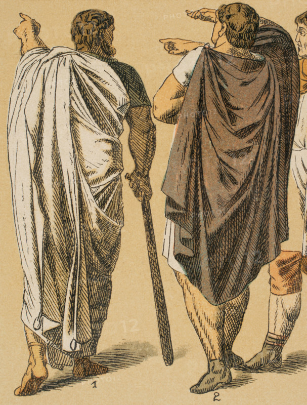 Tribunes, Roman times, 1881.  Creator: Unknown.